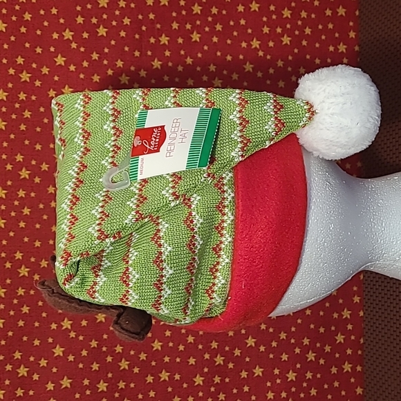 Holiday Reindeer Stocking Hat - Picture 2 of 2